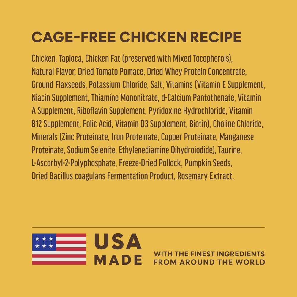 Premium Grain-Free Cage-Free Chicken Recipe Natural Dry Cat Food, 10 lb Bag